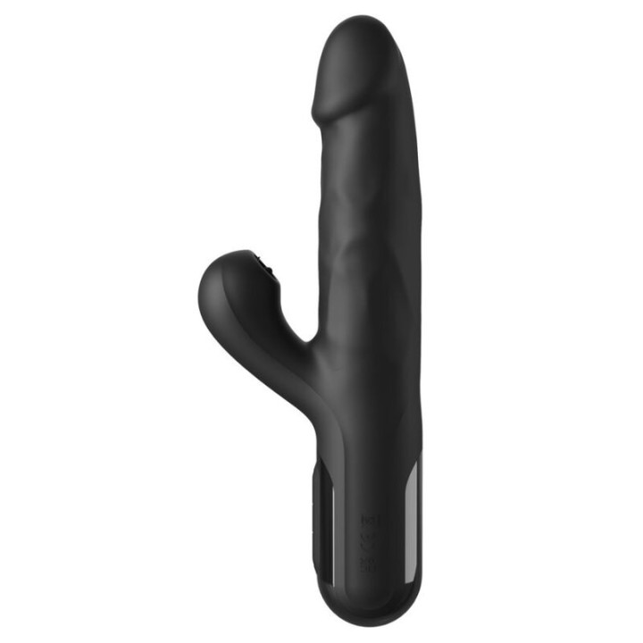 Fetish Fantasy Series - Sonix Silicone Thruster Rabbit Vibrator Black
