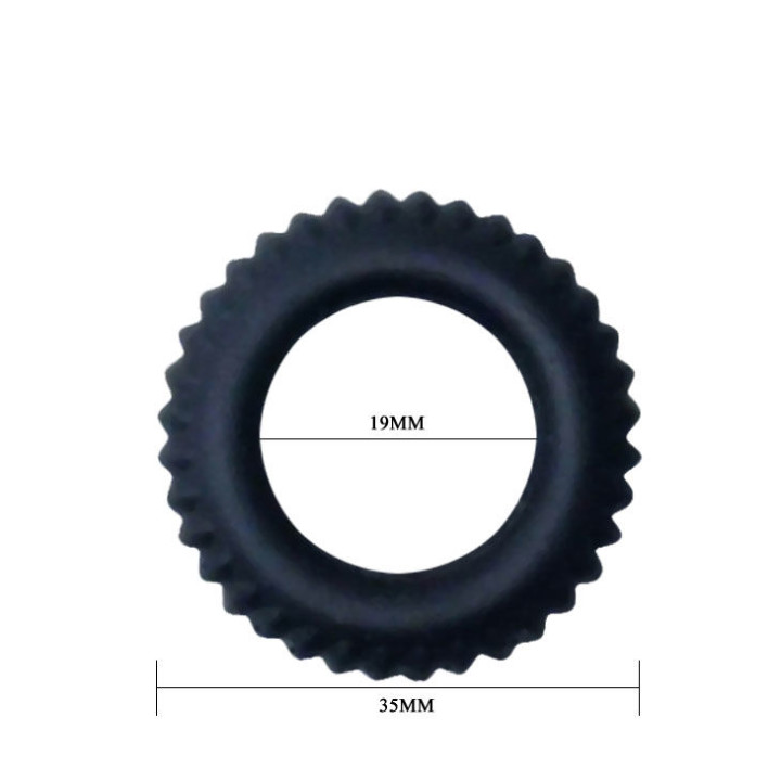 Baile - Titan Cockring Schwarz 1.9 cm