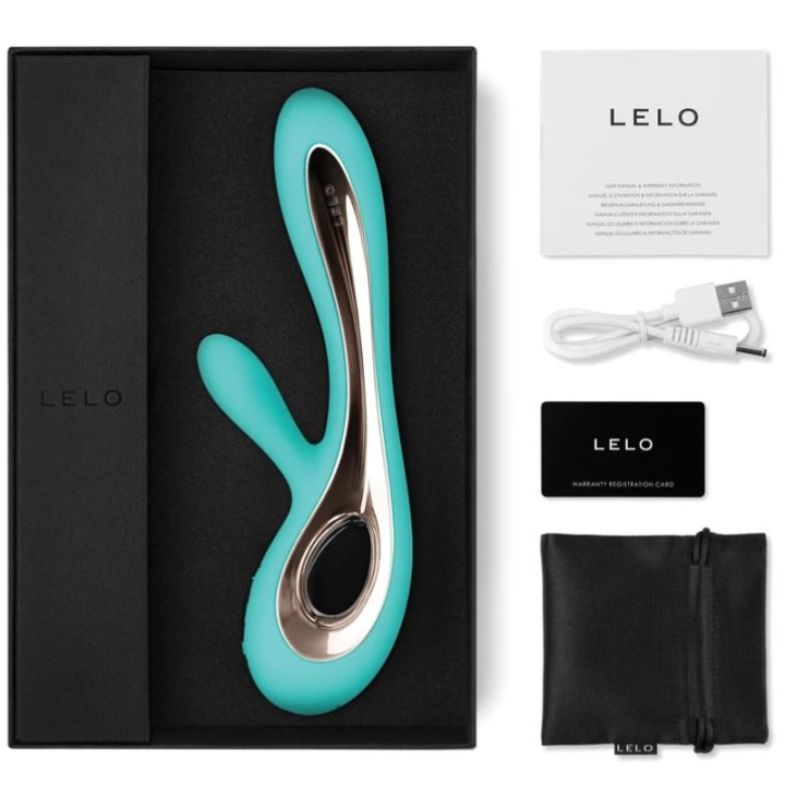 Lelo - Wibrator Soraya 2 Rabbit Aqua Zielony