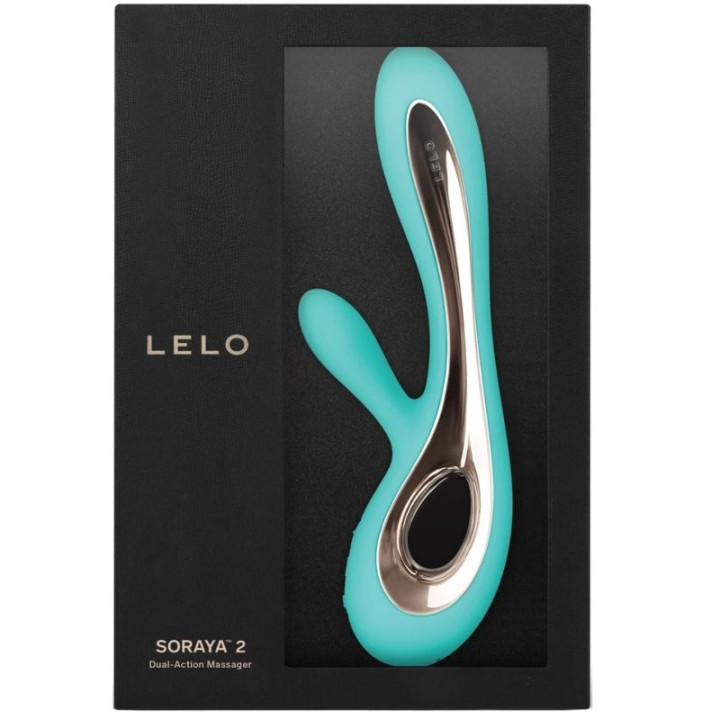 Lelo - Wibrator Soraya 2 Rabbit Aqua Zielony