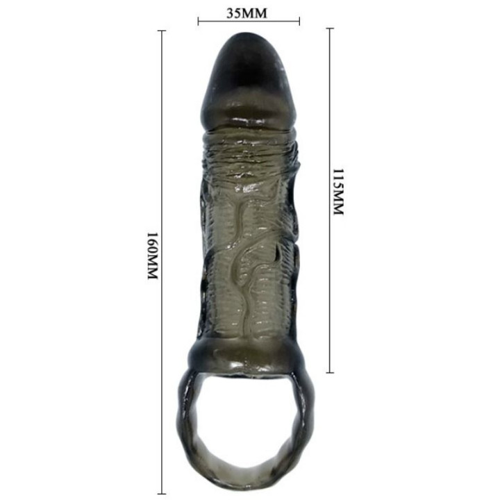Baile - Penis Extension Sheath With Strap For Testicles 11.5 cm