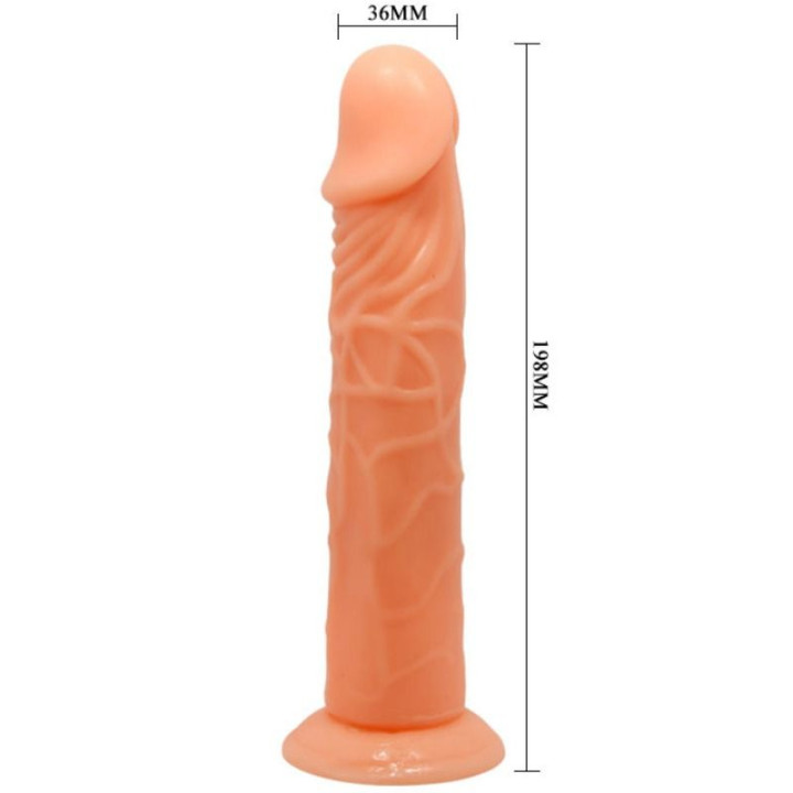 Baile - Consolador Vive Realistic 19.8 cm Cor Natural