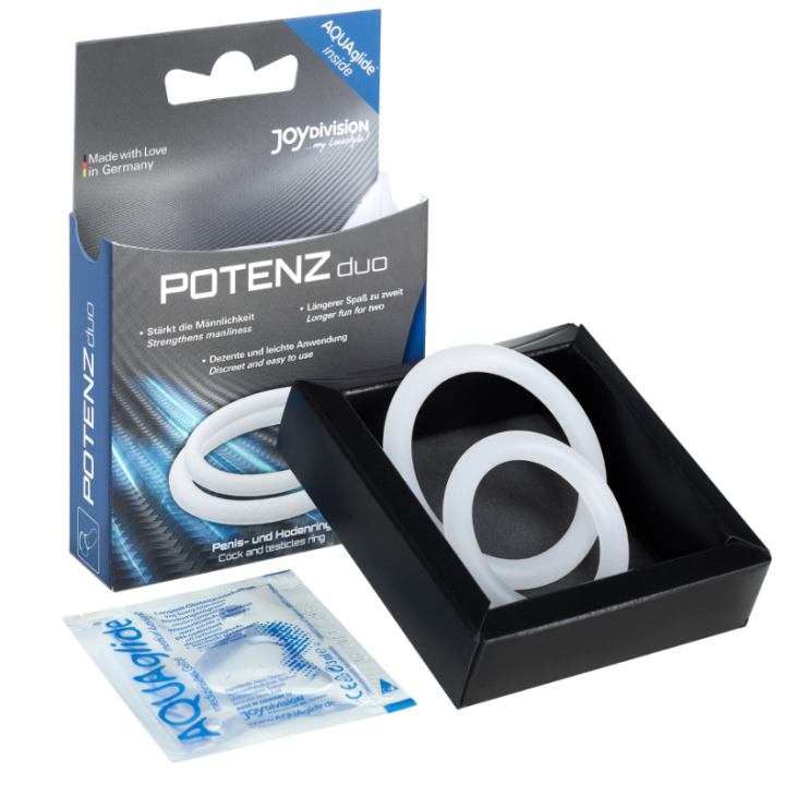 Joydivision Potenzduo - Ringe Weiss - m