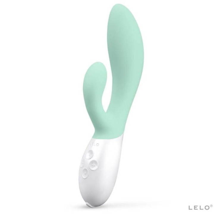 Lelo - Ina 3 Vibratore Coniglio Verde Alghe di Lusso