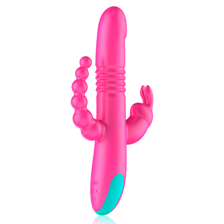 Happy Loky - Donald Triple Stimulation : Anale, Point g et Clitoris + Télécommande Watchme