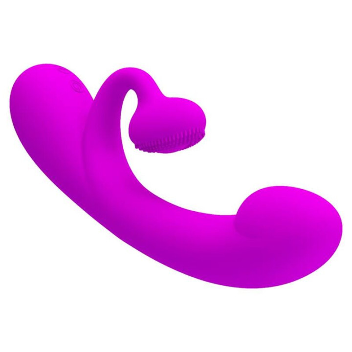 Pretty Love - Sincere Silikon-Klitoralvibrator Und Sauger Lila