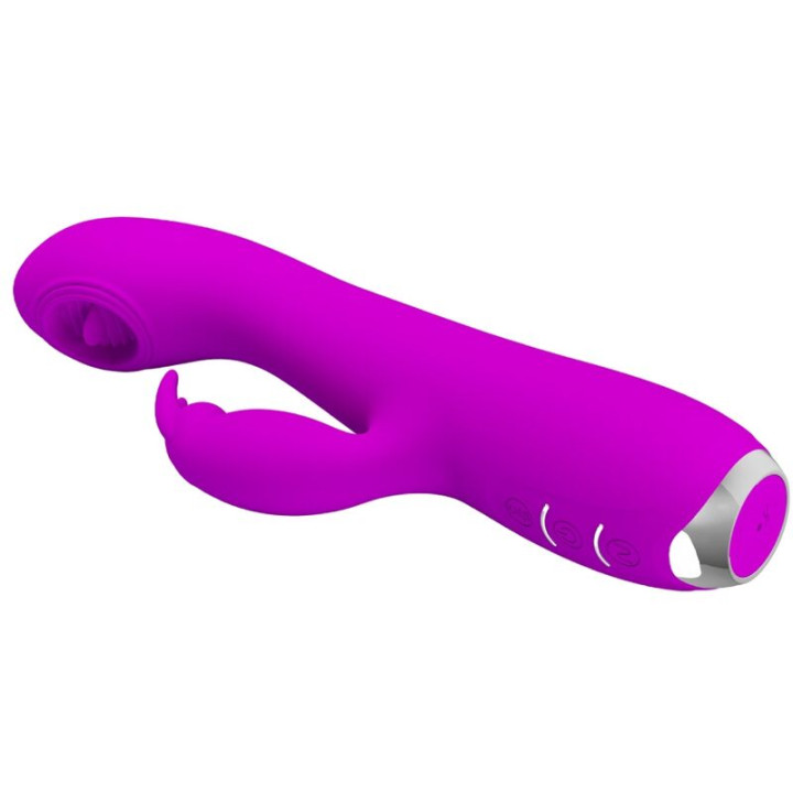 Pretty Love - Vibratore Ricaricabile Rachel Con Ventosa Viola