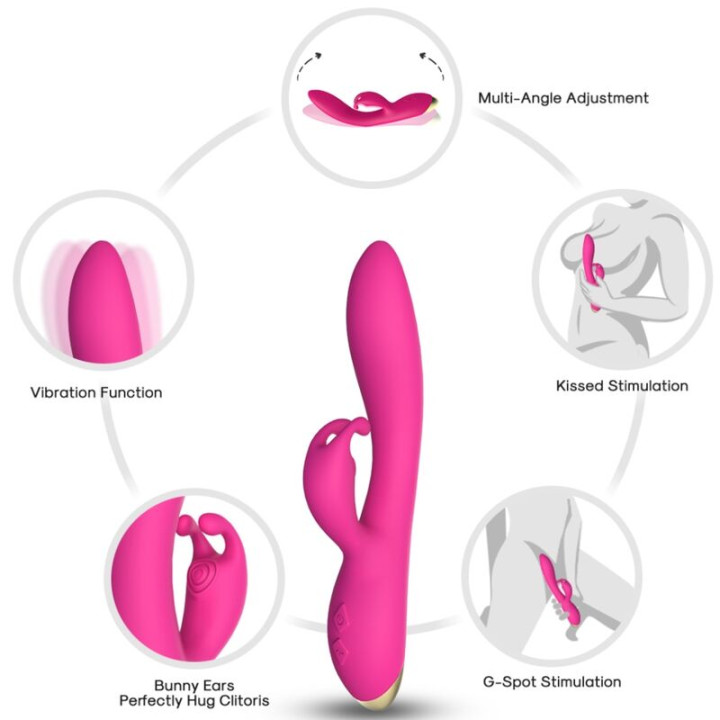 Armony - Bonnie Vibrateur Lapin Fuchsia