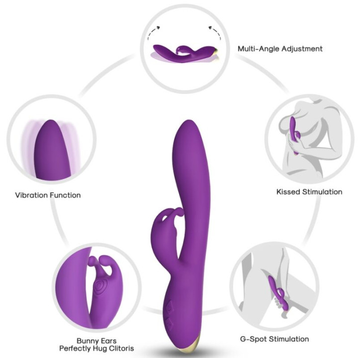 Armony - Bonnie Vibrador Rabbit Violeta