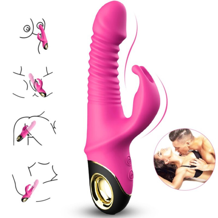 Armony - Zing Dildo Vibrador Rabbit Fucsia