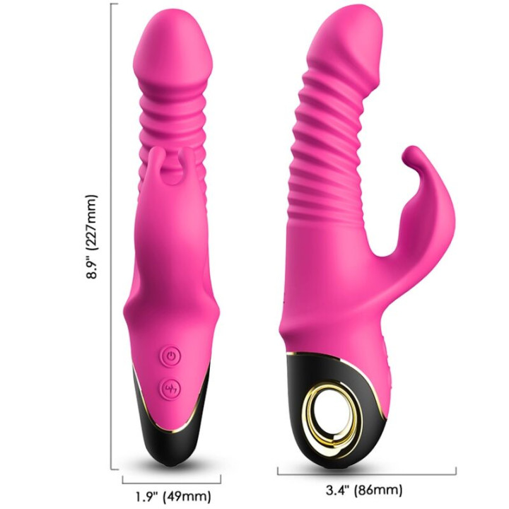Armony - Zing Dildo Vibrator Kaninchen Fuchsia