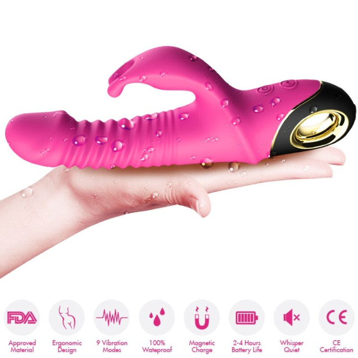 Armony - Zing Dildo Vibrador Rabbit Fucsia