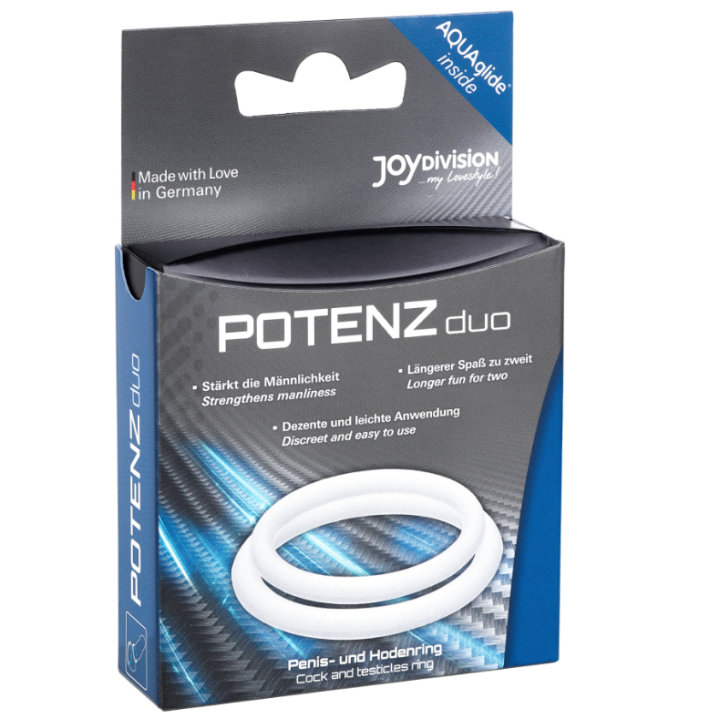 Joydivision Potenzduo - Bagues Blanc - m
