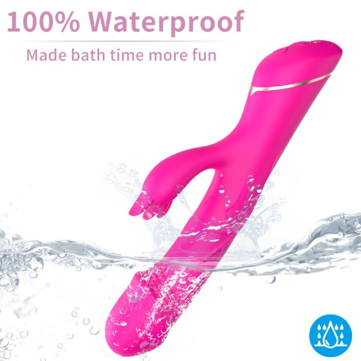 Armony - Dildo Vibrador Rabbit Silicona Fucsia