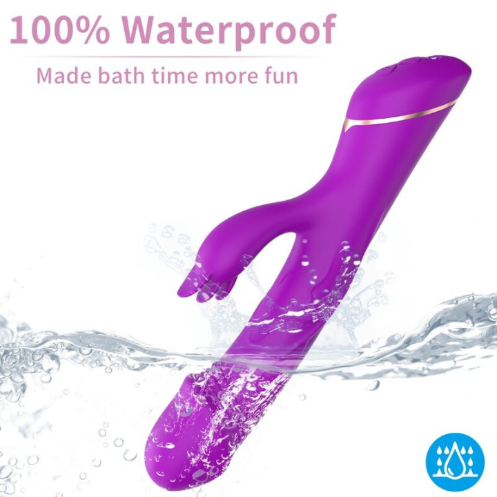 Armony - Dildo Vibrador Rabbit Silicona Violeta