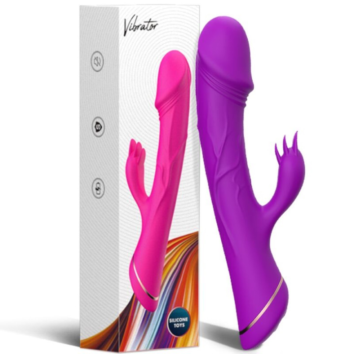 Armony - Dildo Vibrator Kaninchen Silikon Lila