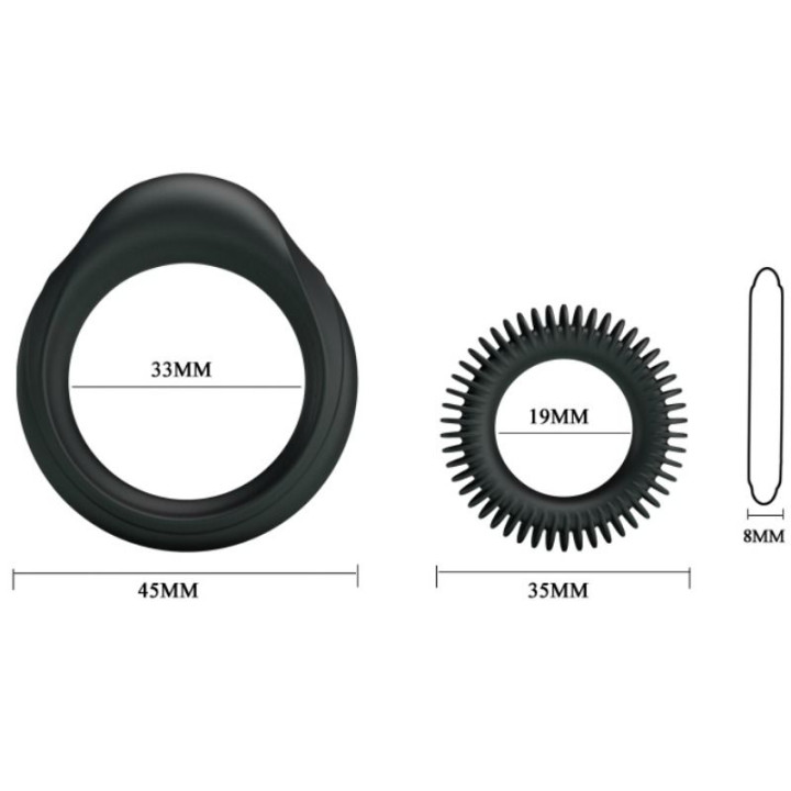 Baile - Kit 2 Silikonringe Ring Manhood