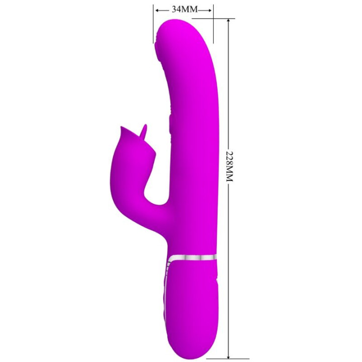 Pretty Love - Vibratore Coniglio Con Licing Fucsia